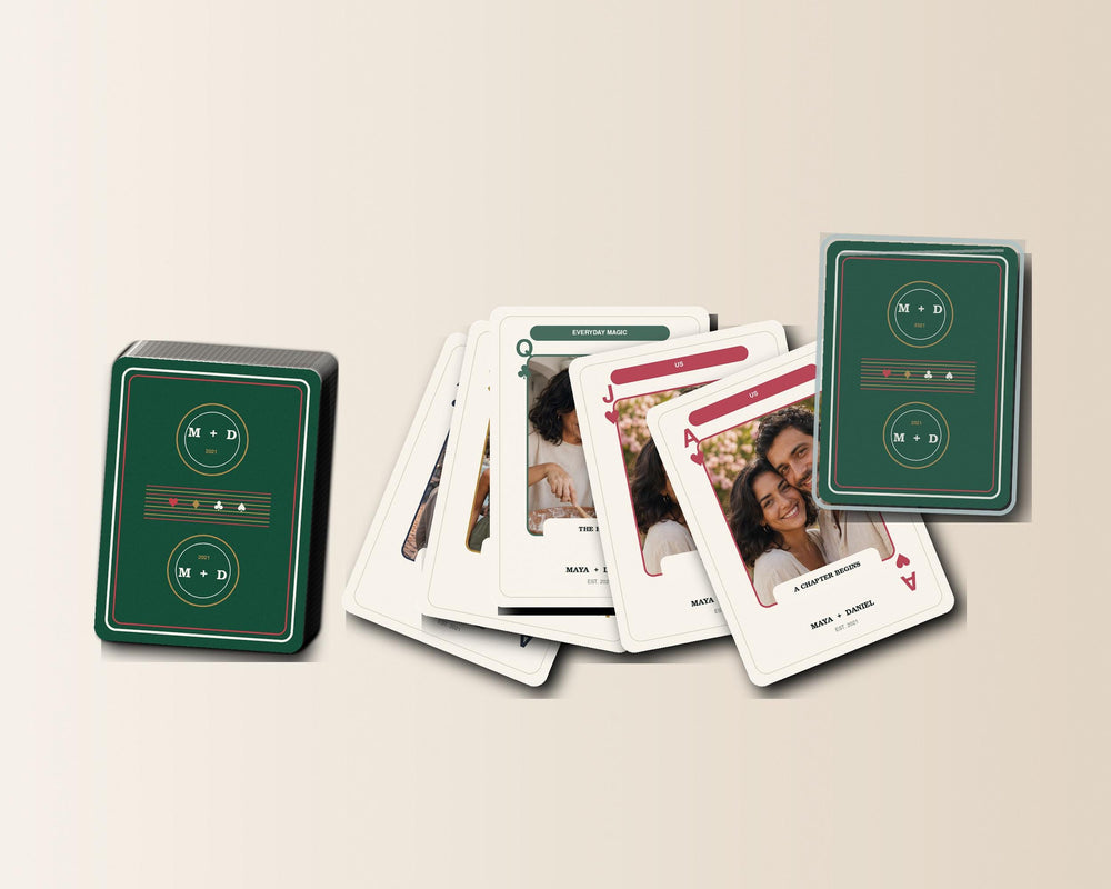 Personalized Photo Playing Cards main product view.